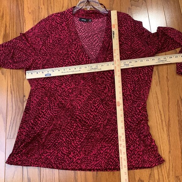 Apt 9 Size 2X wrap long sleeve top NWT - Picture 7 of 9